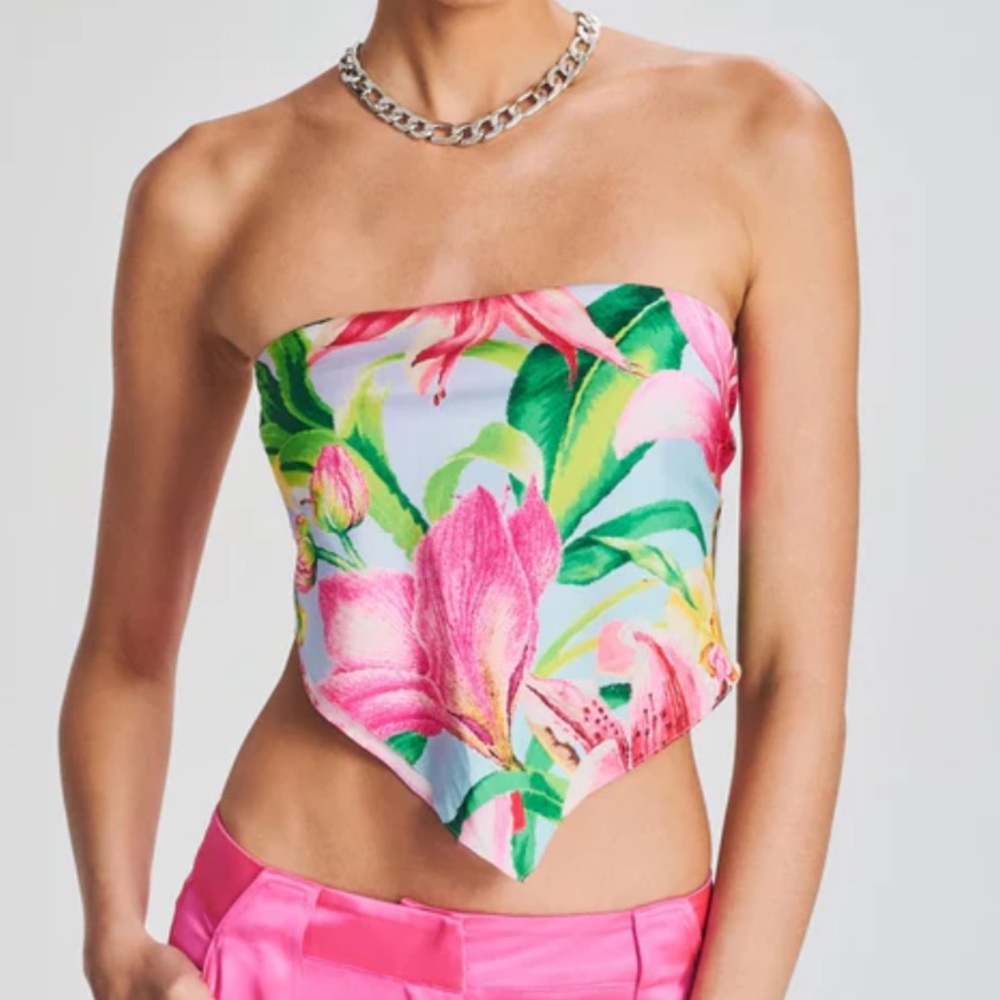 Rococo sand Lora scarf top